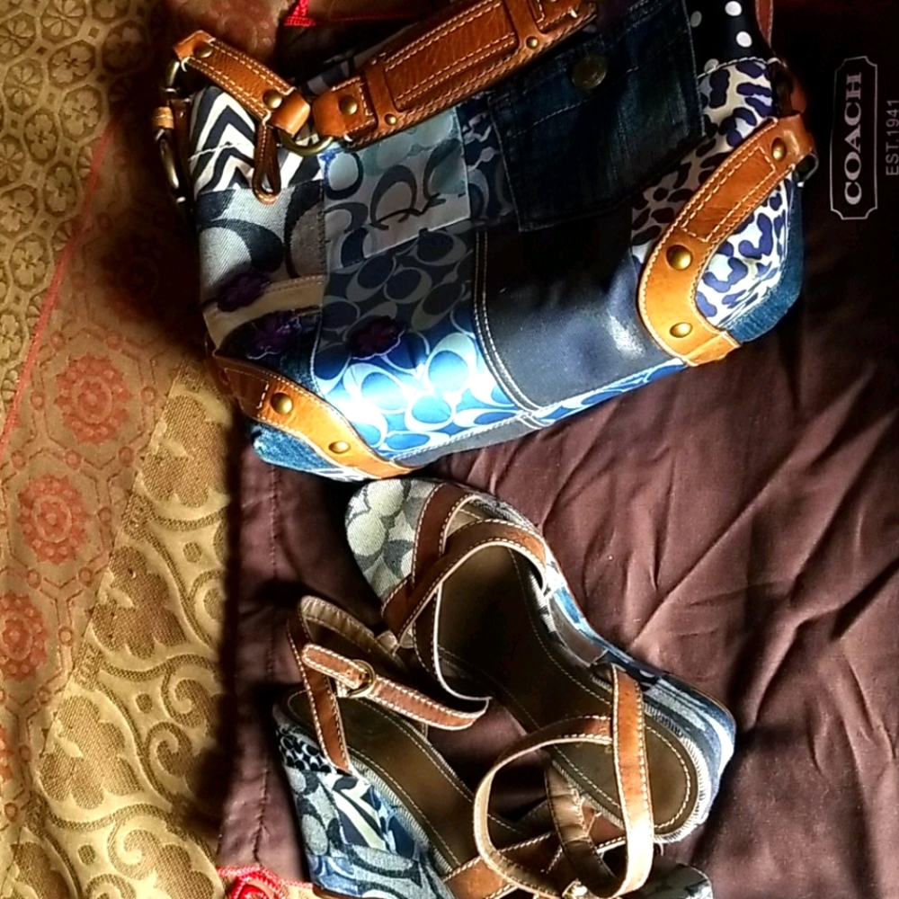 COACH bag & Shoes, just added bonus!